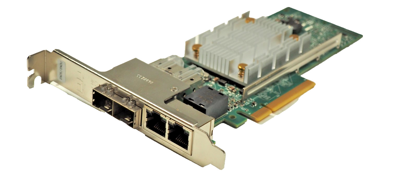 IBM BCM9578 00E2719 00E286 4-Port 10GbE SFP+ RJ45 Ethernet Adapter PCI Card High