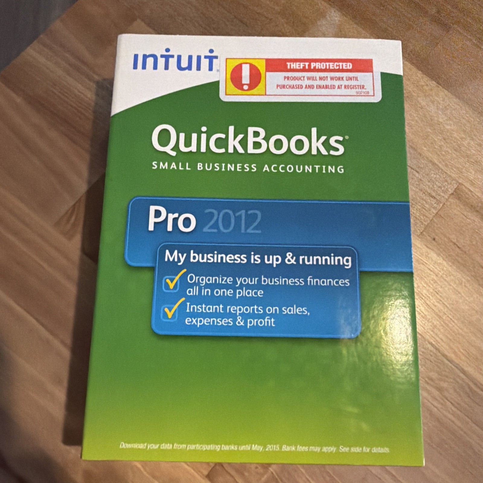 INTUIT QuickBooks Pro 2012 Small Business Accounting For Windows.