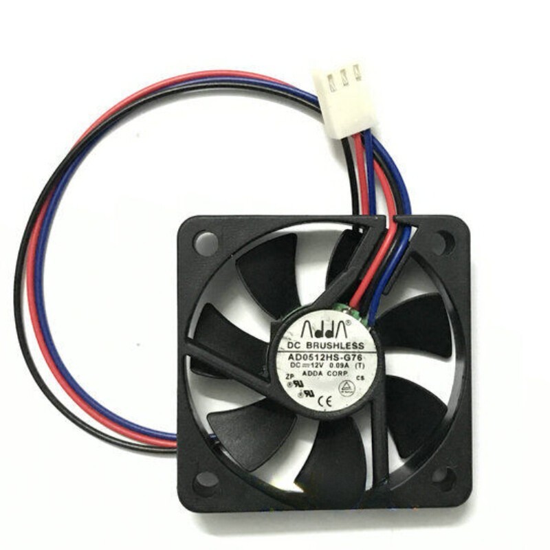 For ADDA 5010 AD0512HS-G76 12V 0.09A 5CM 3-wire cooling fan