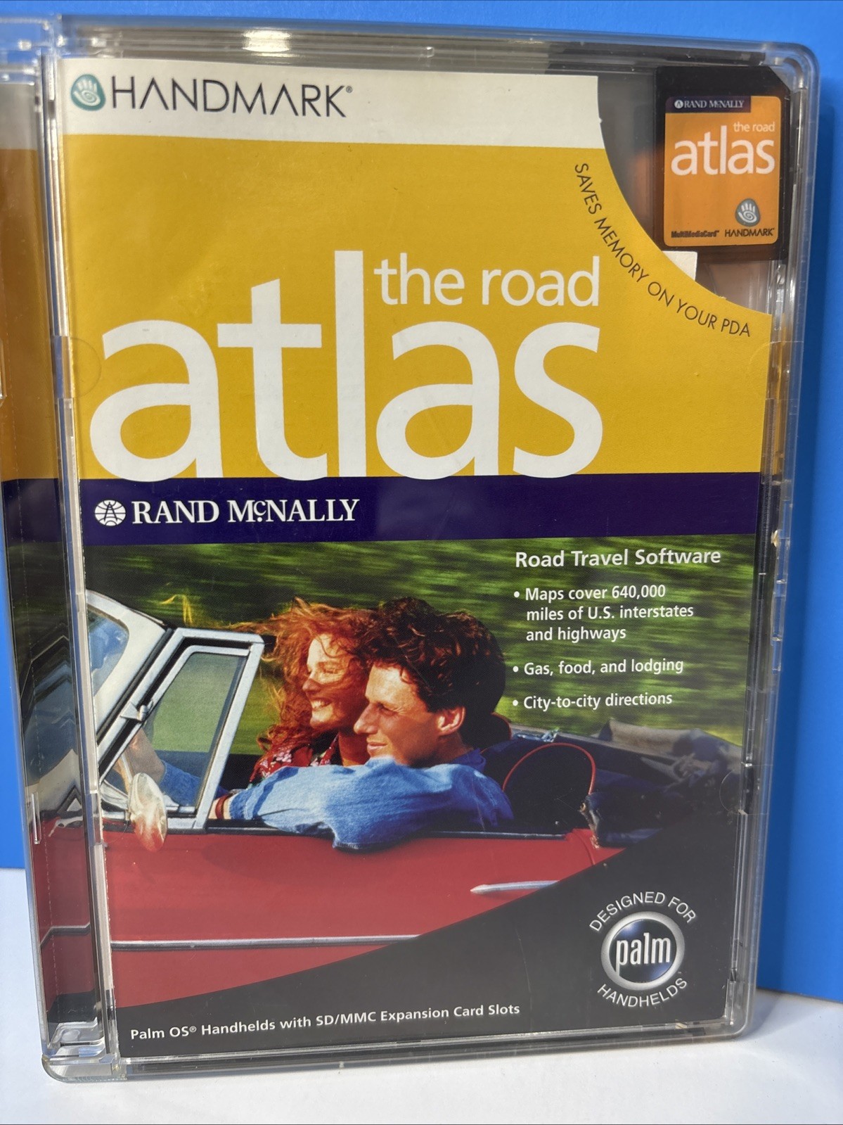 HandMark THE ROAD ATLAS Rand McNally Road Travel Software for PALM PDA Handheld