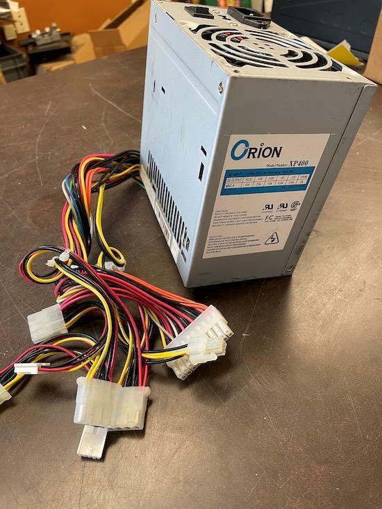 ORION XP400 POWER SUPPLY 115VAC 60HZ 6A