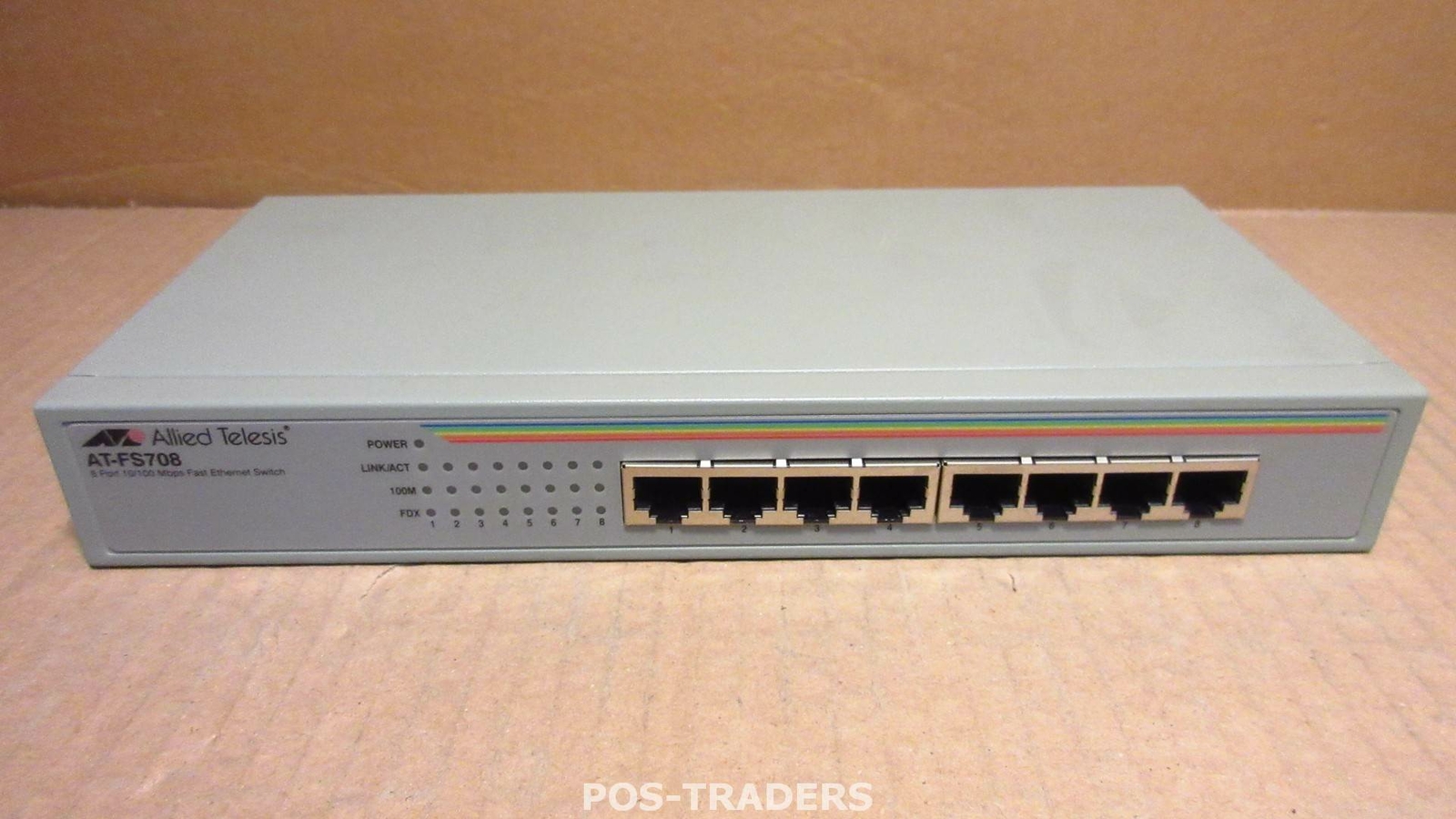 Allied Telesis AT-FS708 10Base-T/100Base-TX 8-Port Fast Ethernet Switch