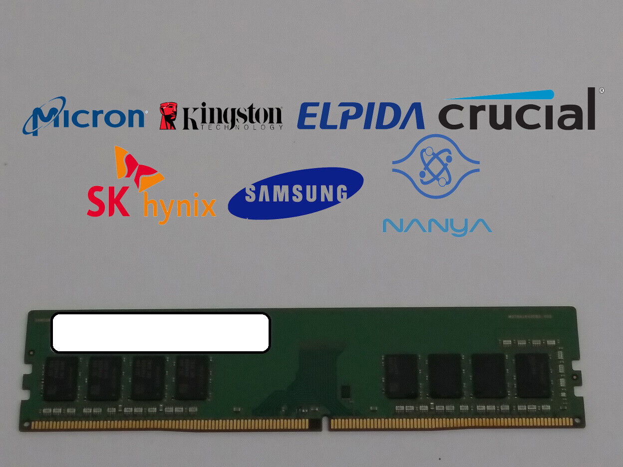 Major Brand 8 GB PC4-19200 (DDR4-2400) 1Rx8 DDR4 Desktop Memory