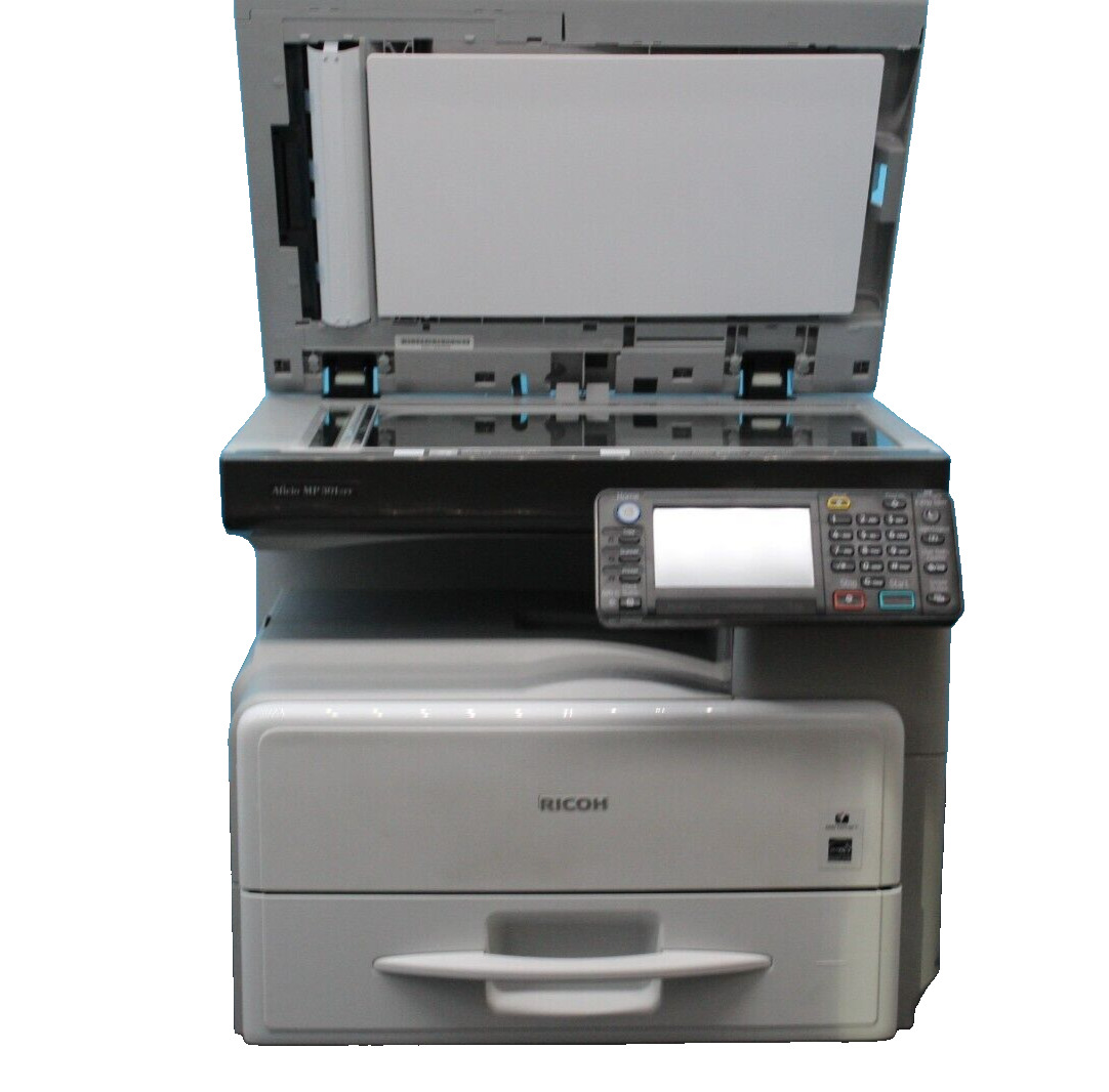 Ricoh Aficio MP301SPF Multifunction Monochrome Laser Printer With Toner TESTED
