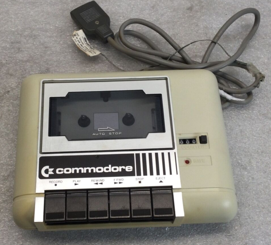 Vintage Commodore Computer 1530 Datassette Unit Model C2N