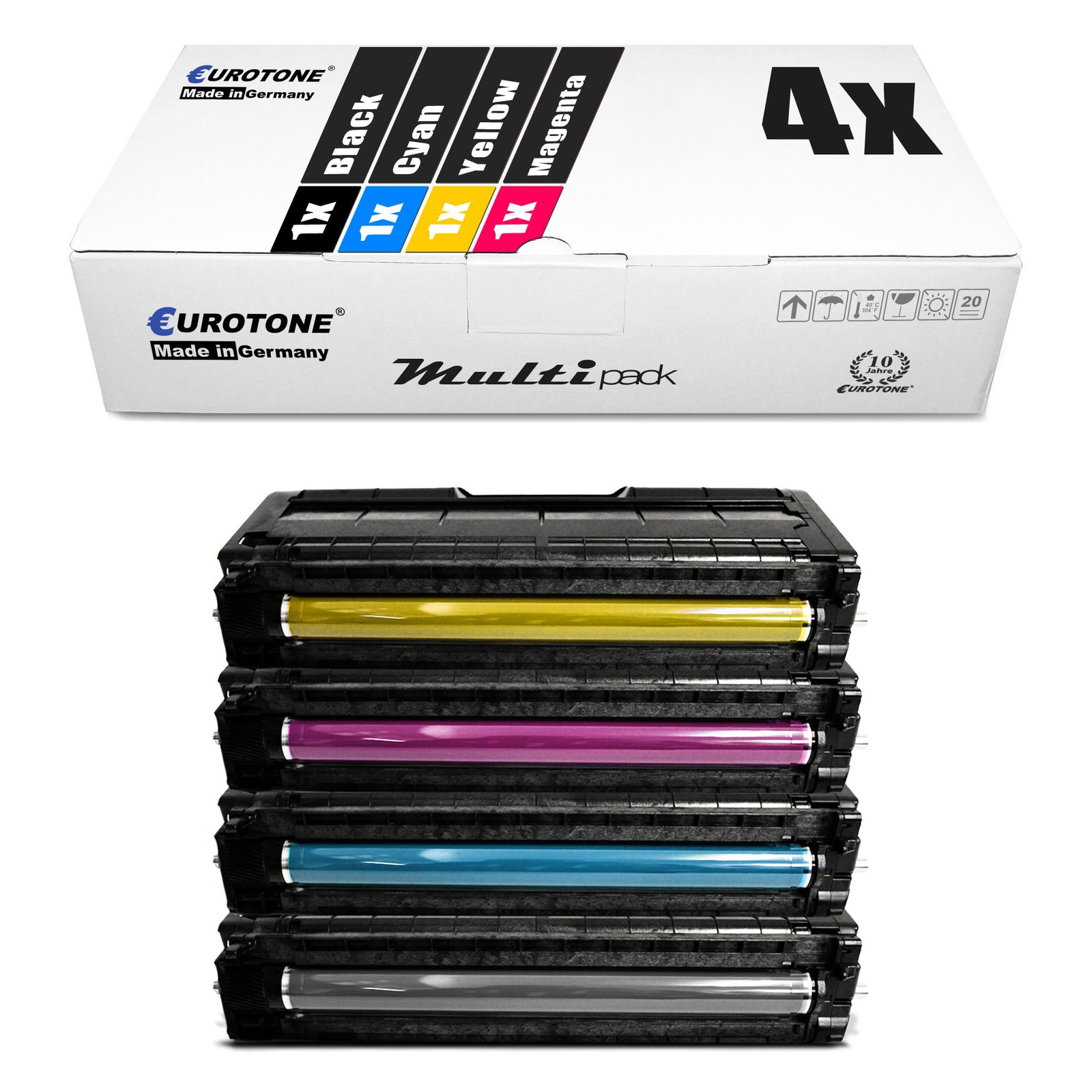 4X Eco Toner For REcoh SP C-250-DN SP C-250-SFW