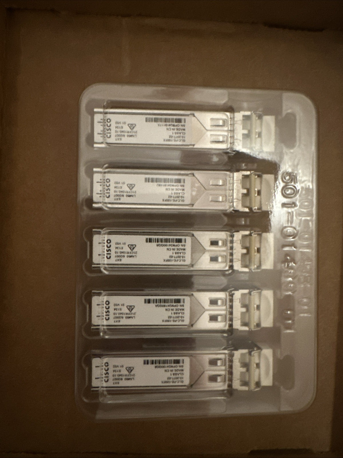 Cisco GLC-FE-100FX 10-2077-02 Transceiver Box Of 5