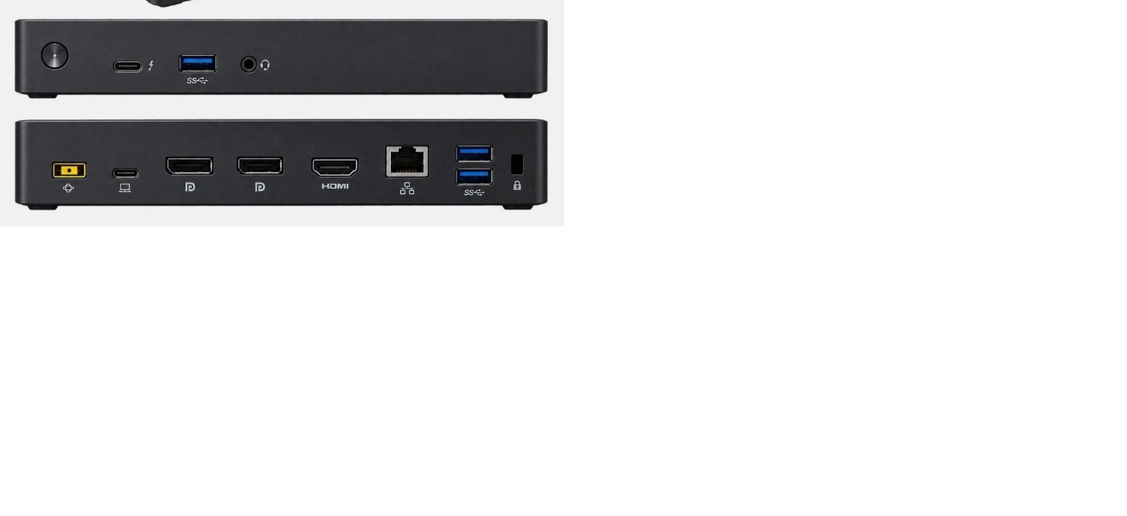 Lot of 10 Lenovo ThinkPad Universal USB-C Dock Type 40AY, No AC: Good