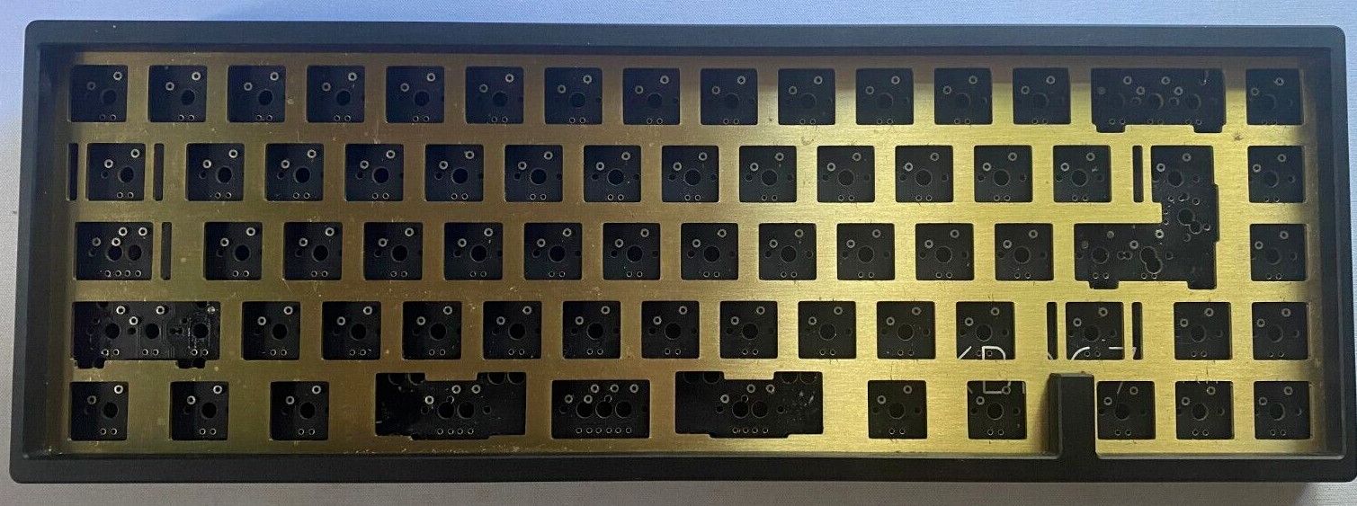KBDFans KBD67 MKII x ai03 | Solder Mechanical Black Metal Keyboard Brass Plate