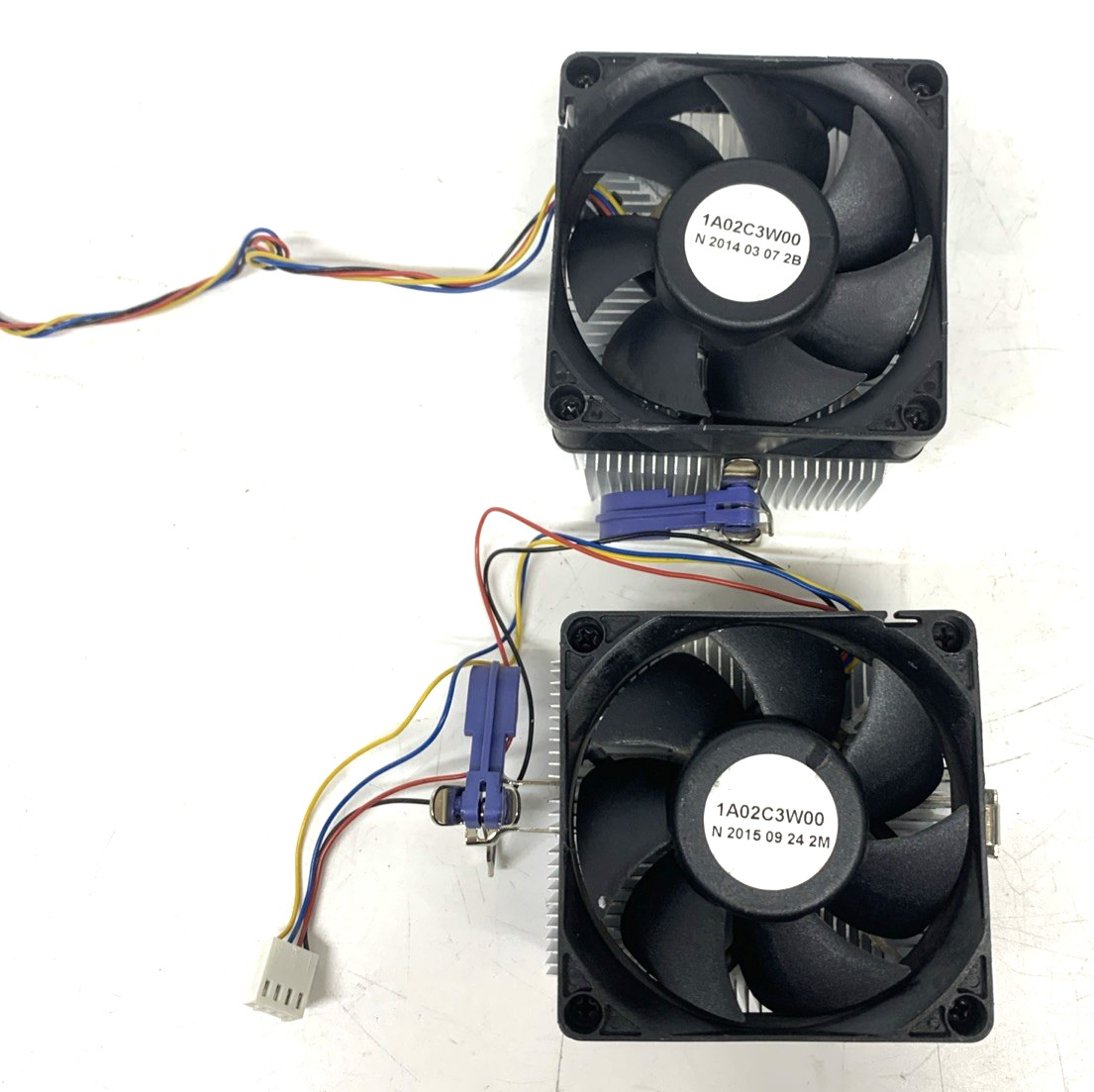 2PCS CPU Cooler Cooling Fan amp Heatsink For AMD Socket AM2 1A02C3W00 up to 95W