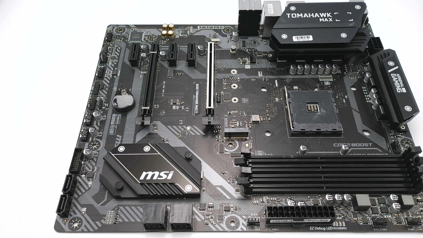 MSI B450 Tomahawk MAX II Arsenal Gaming Motherboard *NO BOOT* PC1722778