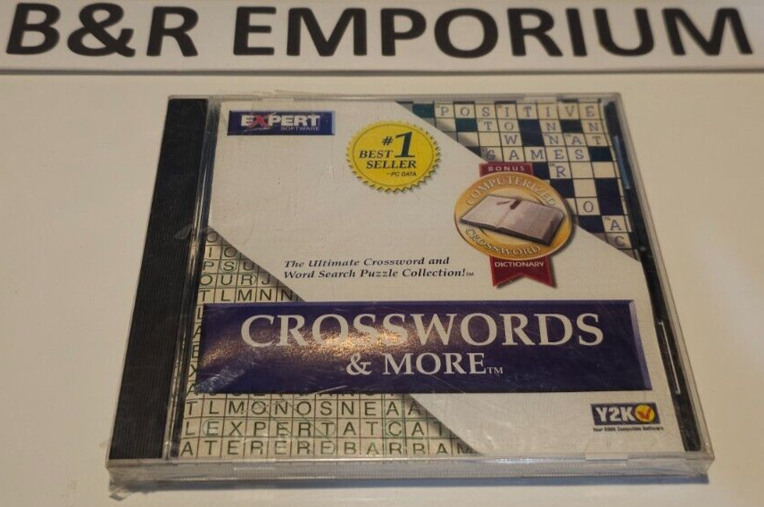 Crosswords & More - (1999 Expert Software, Inc. 8402) - New, Sealed CD-ROM
