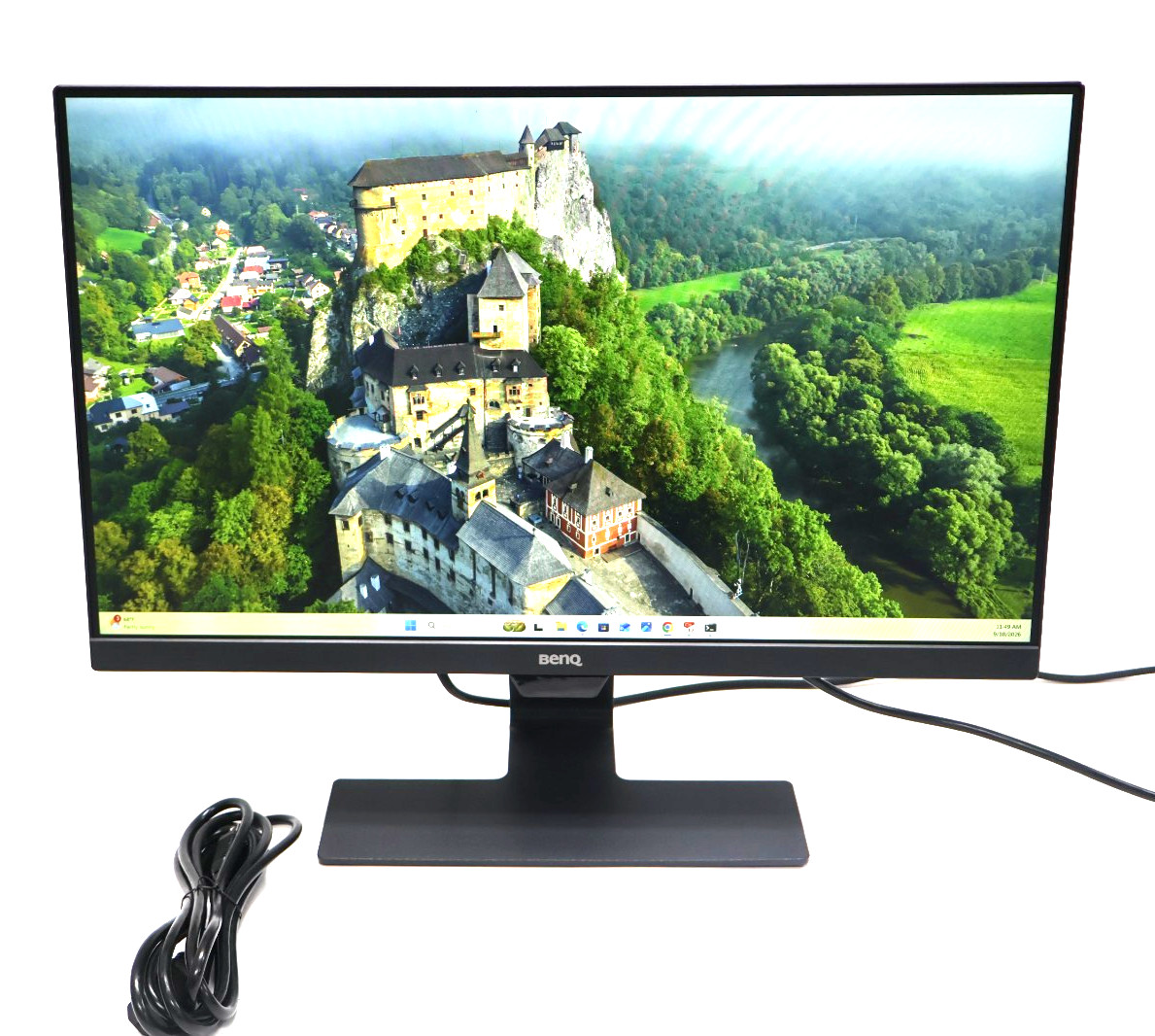 BenQ GW2480-T 23.8" Black LCD Monitor with Stand and Cable
