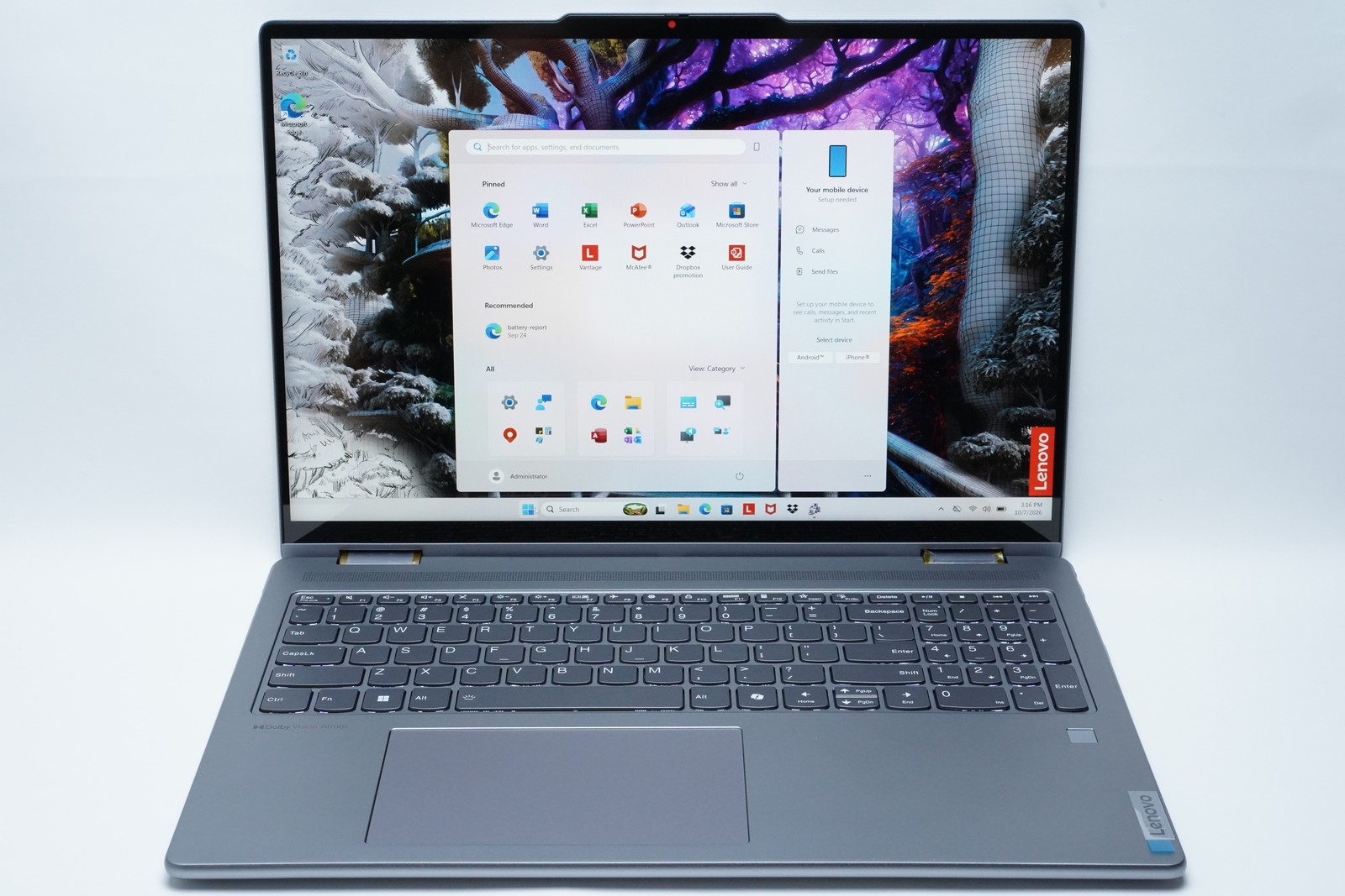 Lenovo Yoga 7 2-in-1 16AHP9 16" Laptop Ryzen 7 8840HS 16GB 512GB 780M Touch
