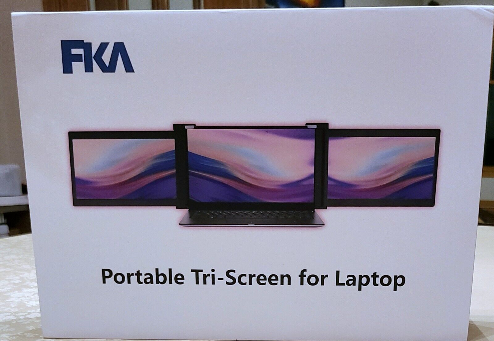FKA  11.6 Inch Portable Tri-Screen Laptop Dual Monitor  NEW