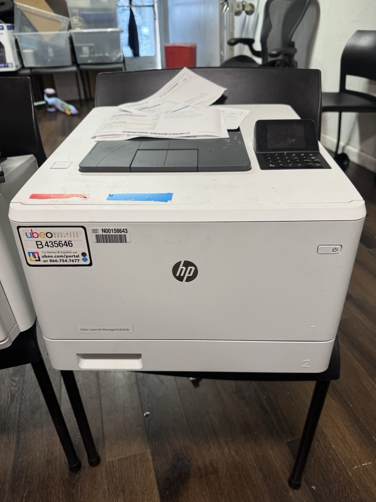 HP Color LaserJet Managed E45028 Wireless Color Laser Printer Tested Prints