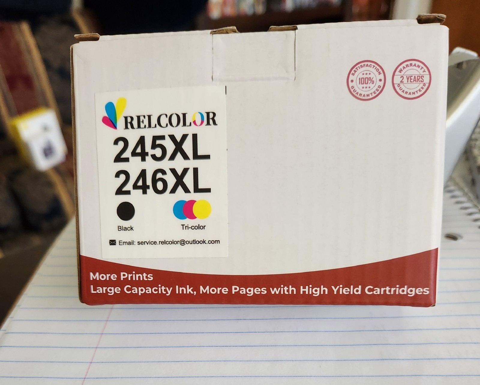 Relcolor 245XL 246XL Printer Ink MX490 MG2522 MX492 TR4520 TR4500 MG2520 TS3300
