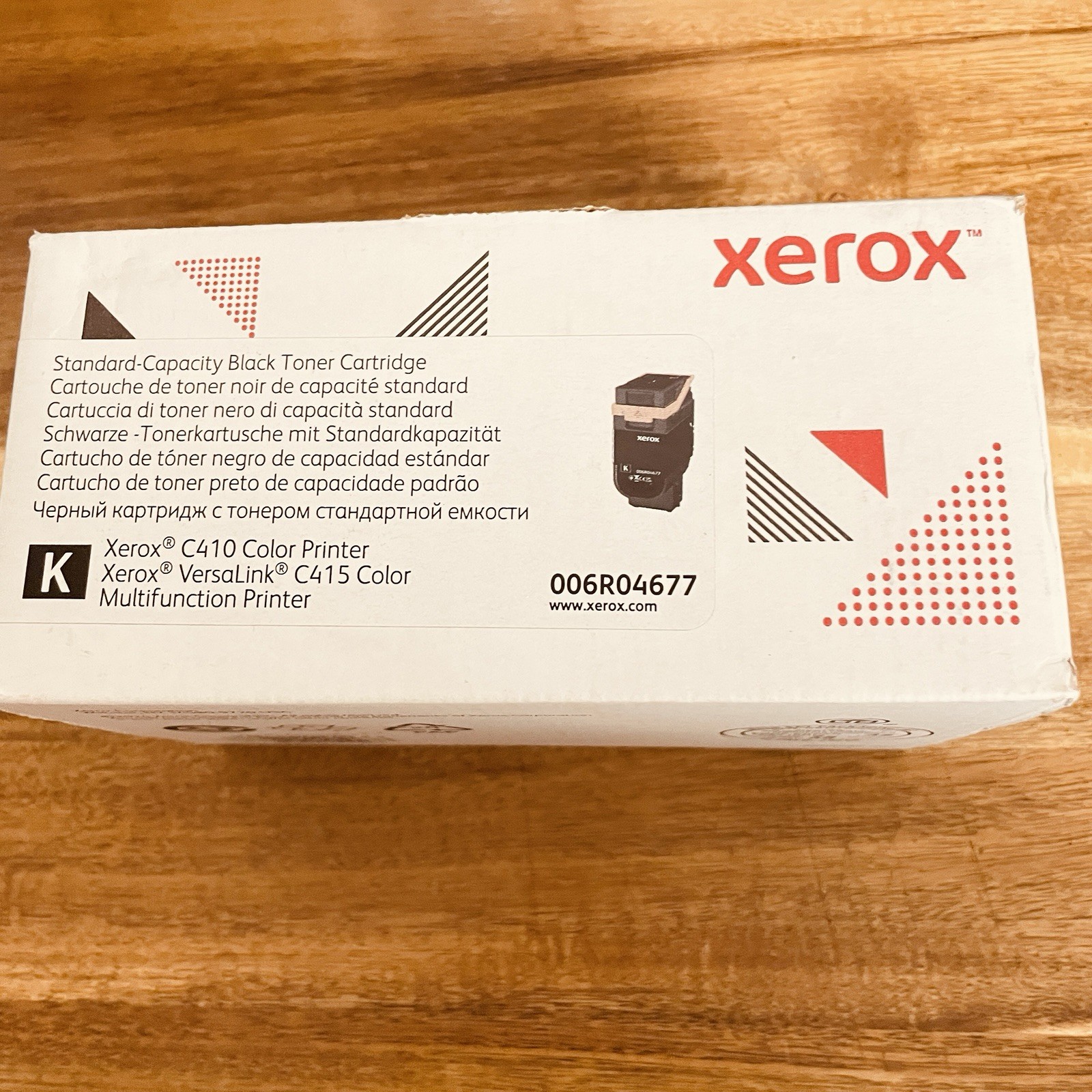 Genuine Xerox C410 C415 Black Standard Capacity Cartridge 006R04677