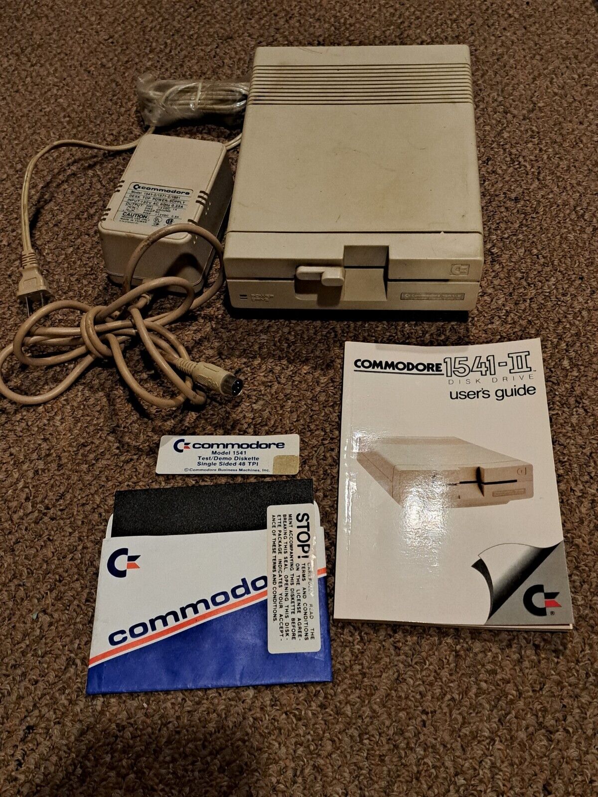 Commodore 1541-II Floppy Disk Drive TESTED/WORKING