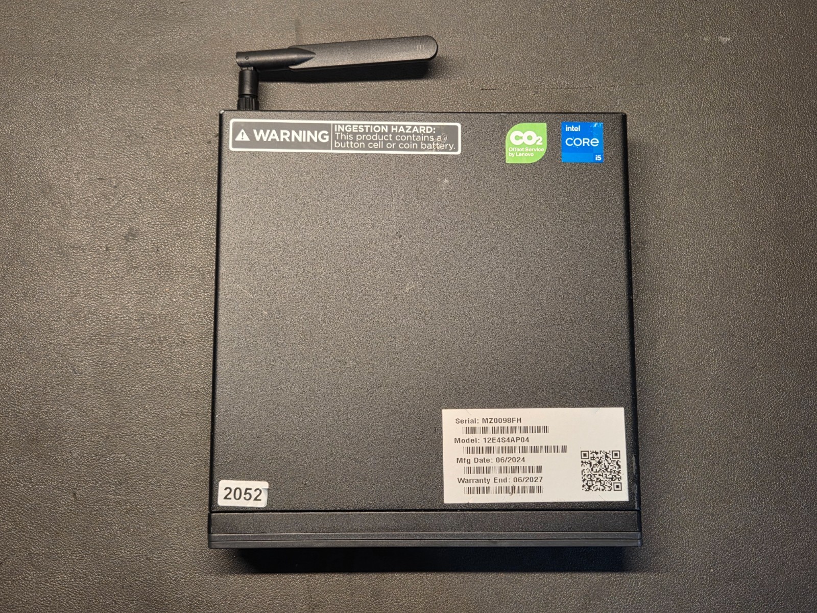 Lenovo ThinkCentre M70q Gen 4 Core i5-13400T CPU 16GB RAM 256GB SSD W11 Pro
