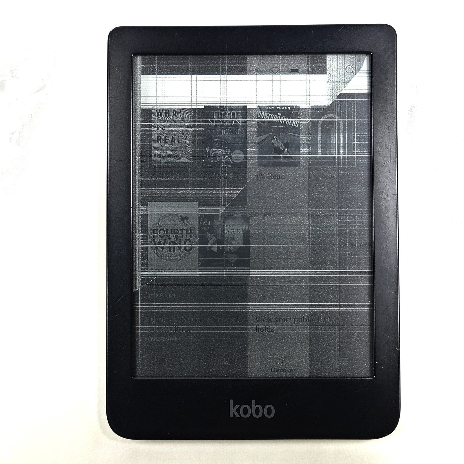 Kobo Clara HD N249 e-Reader 8GB Wi-Fi 6in - Black READ SCREEN-XX