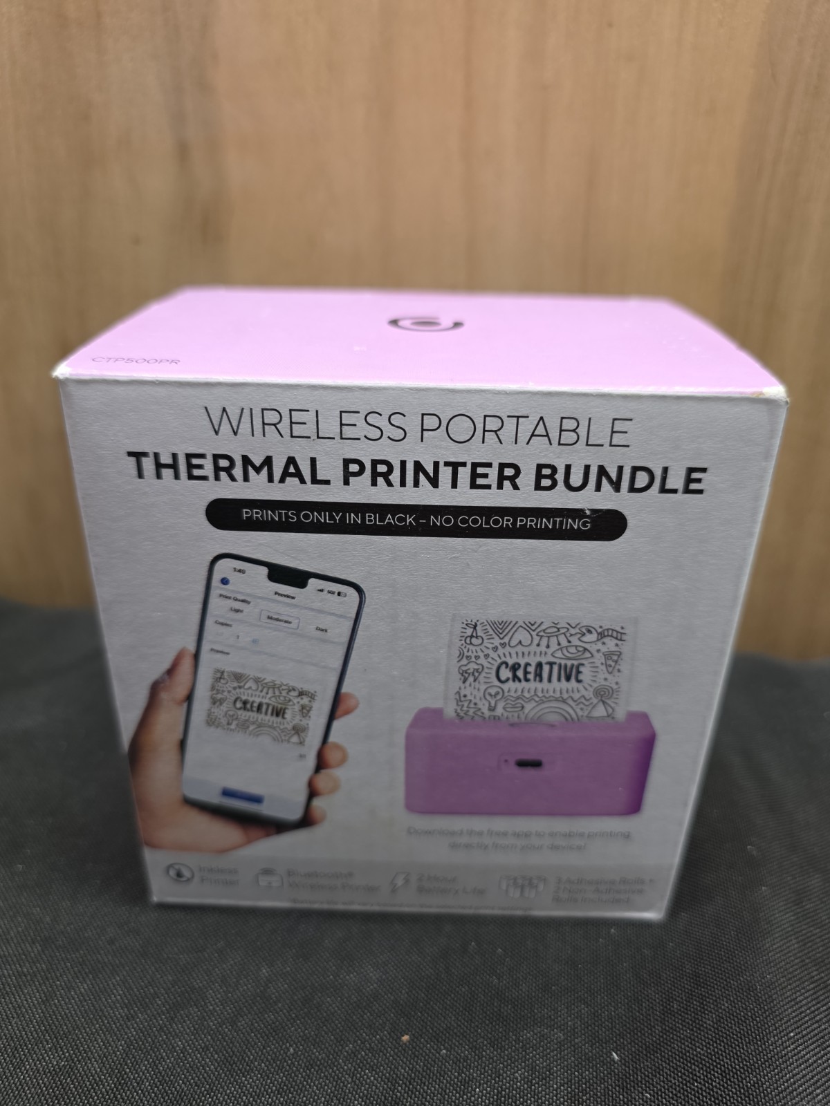 (NEW) CORE Innovations Wireless Portable Thermal Printer Bundle Bluetooth Extra