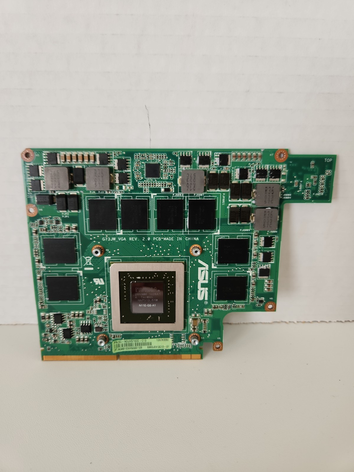 Asus ROG GPU G73JW-VGA Rev2.0 Nvidia GeForce GTX460M 1535MB GPU TESTED WORKS