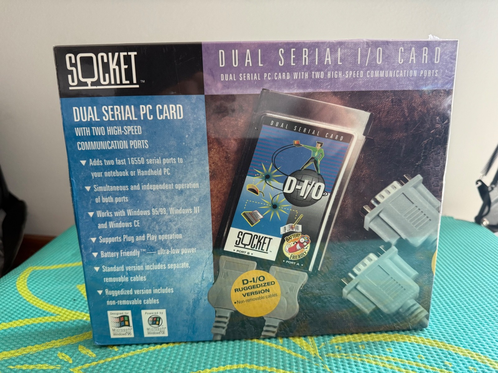 Socket SL0723-116 Dual Serial I/O PC Card - Ruggedized - Brand New