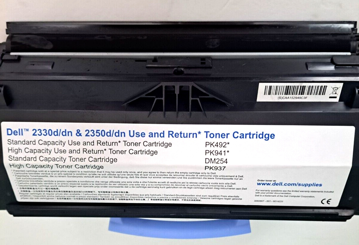 Dell PK941 High Yield Toner Cartridge for Laser Printers - Black