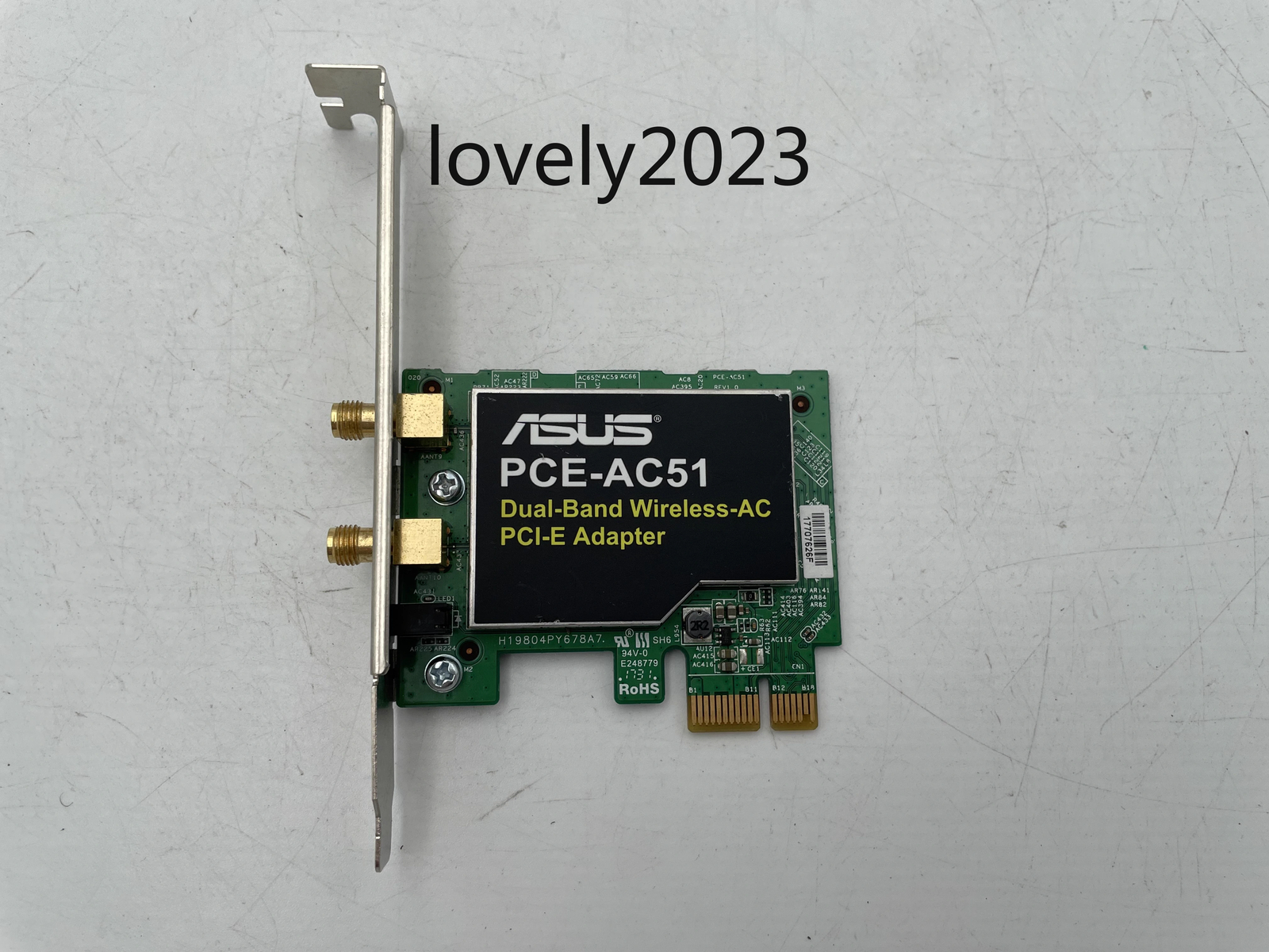 1pc used Asus PCE-AC51 wireless network card pci-e