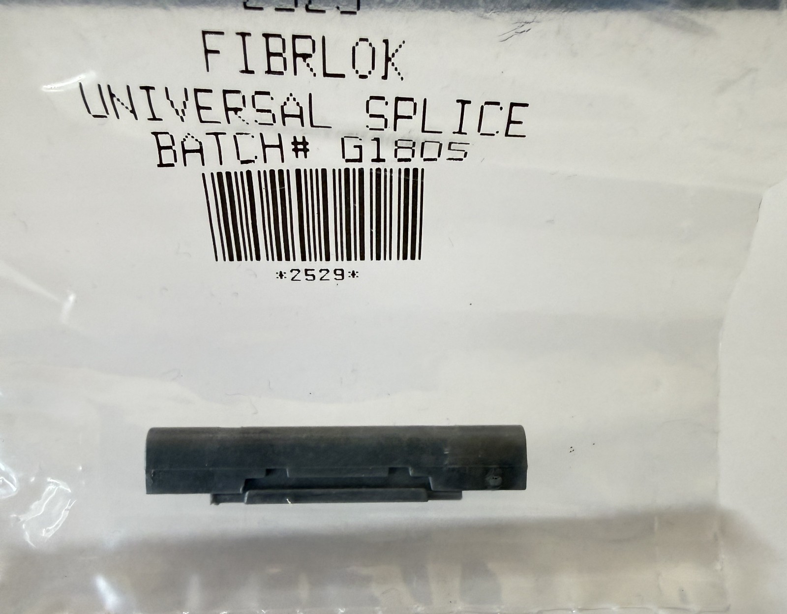 Fibrlok 2529 Optical Fiber Splice – 3M Mechanical Splice – Single Fiber – 6 New