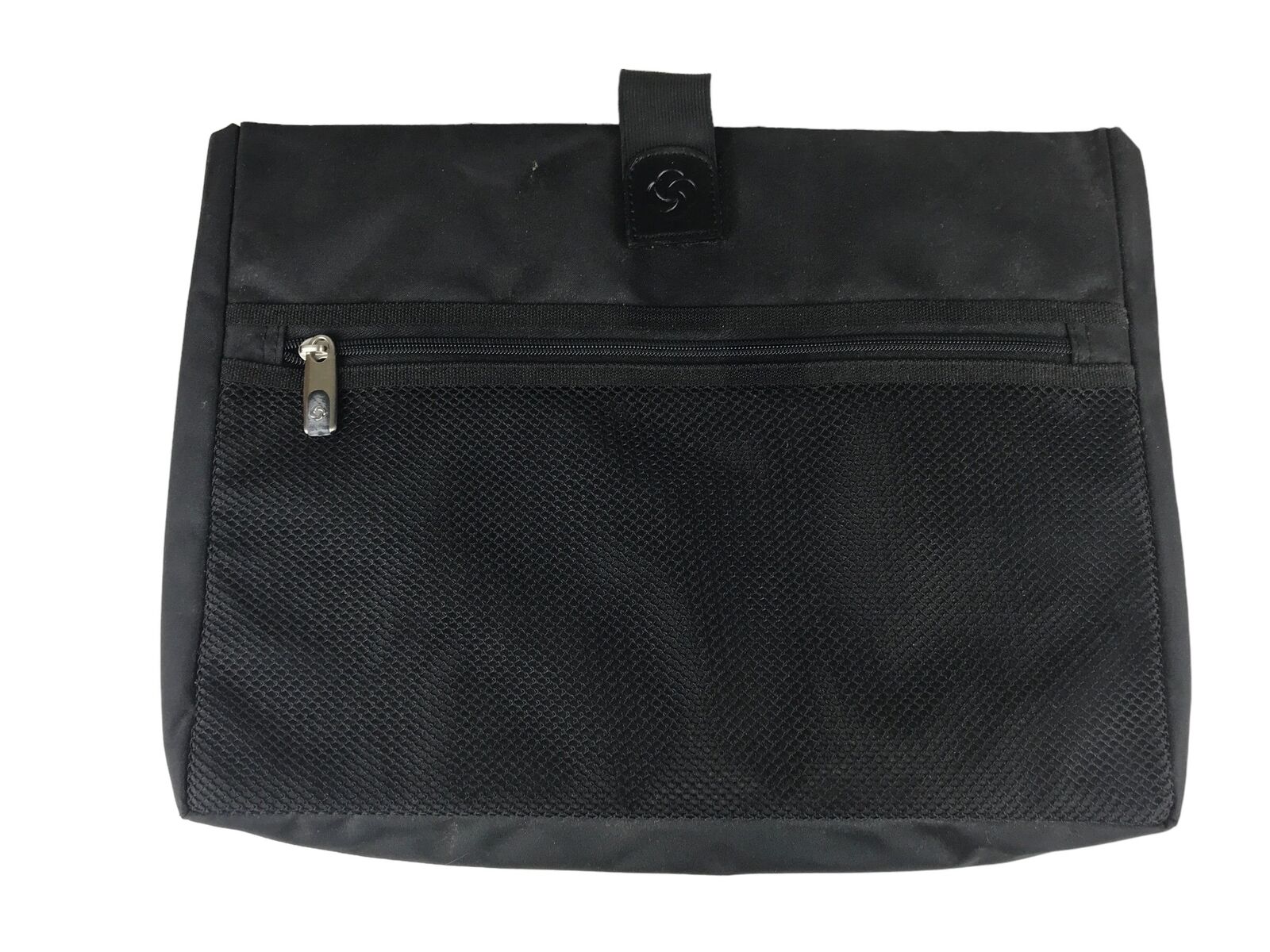Samsonite Unisex Black Outer Pockets Hook And Loop Laptop Sleeve Case