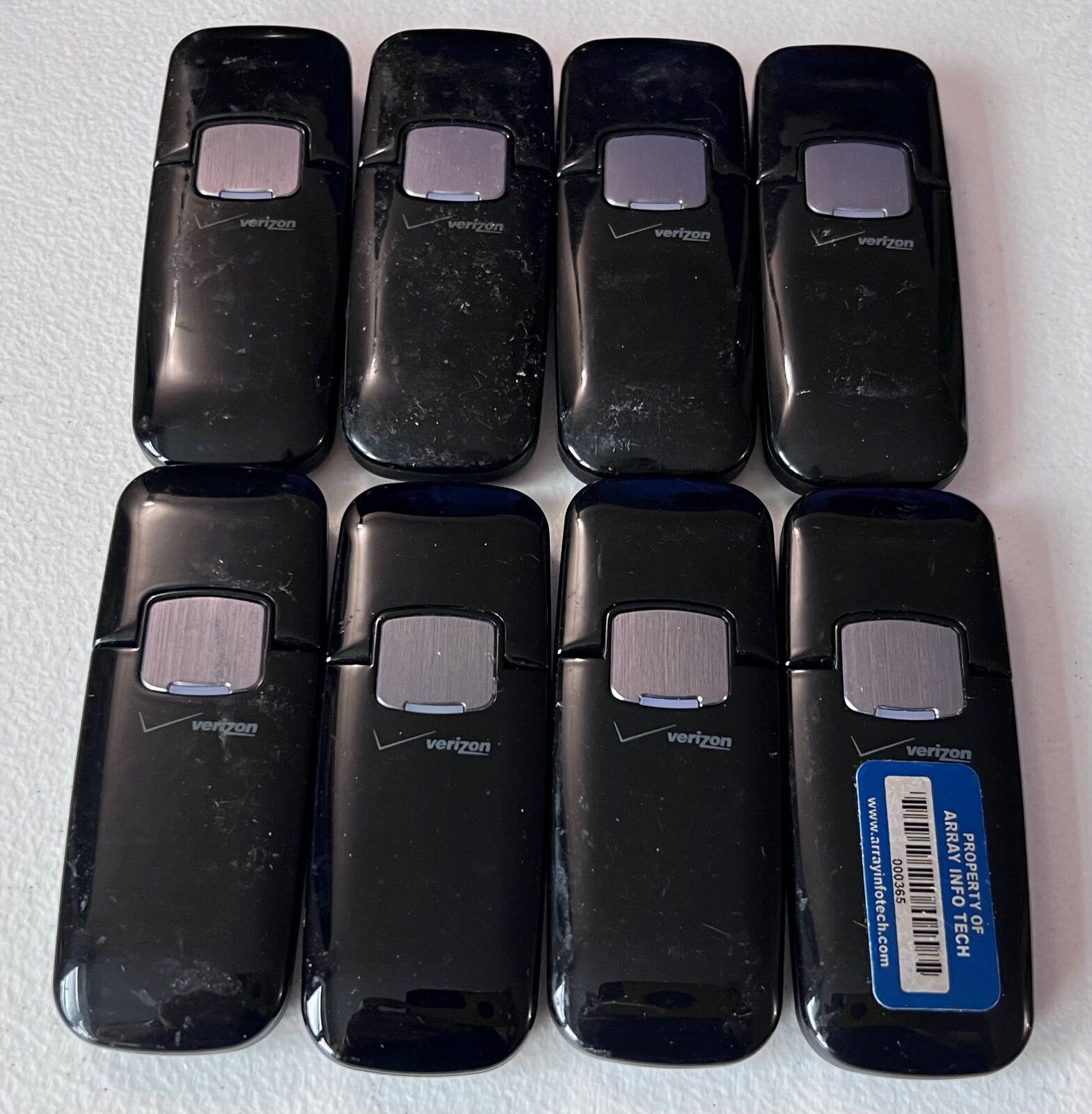 Lot of 8 Verizon LG VL600 3G 4G LTE Broadband Hotspot AirCard MiFi USB Modem