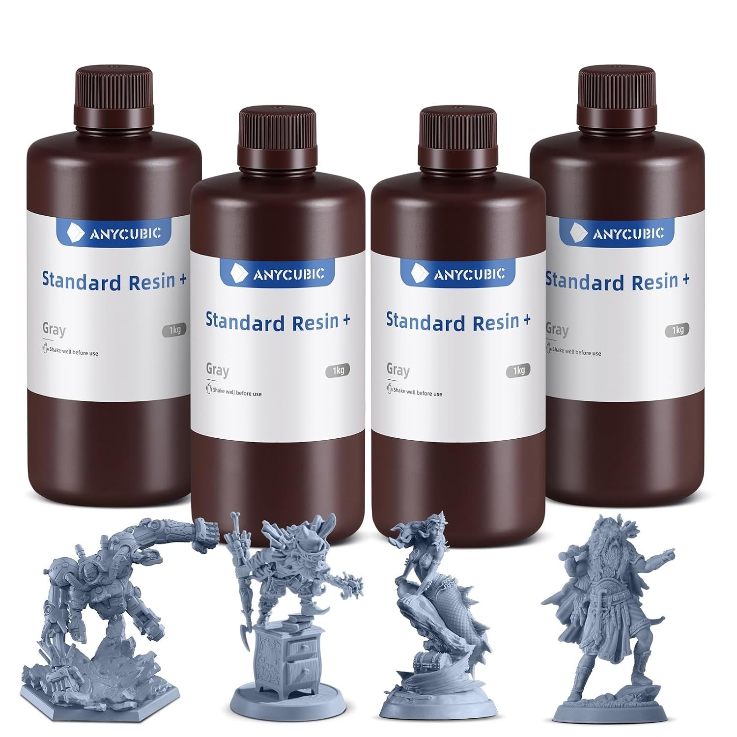 Upgraded Standard 3D Printer Resin 405nm SLA Fast UV-Curing Resin High Precision