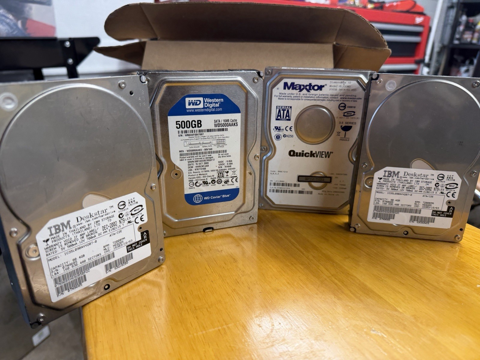 Maxtor DiamondMax Western Digital IBM Deskstar Hard Drives