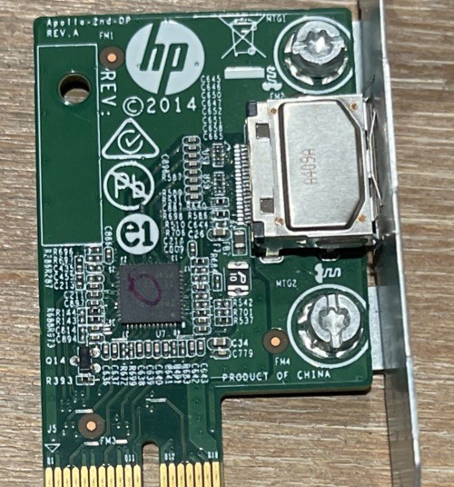 749251-001 2nd DP Daughter Card for HP RP5810 (unbox - not used )