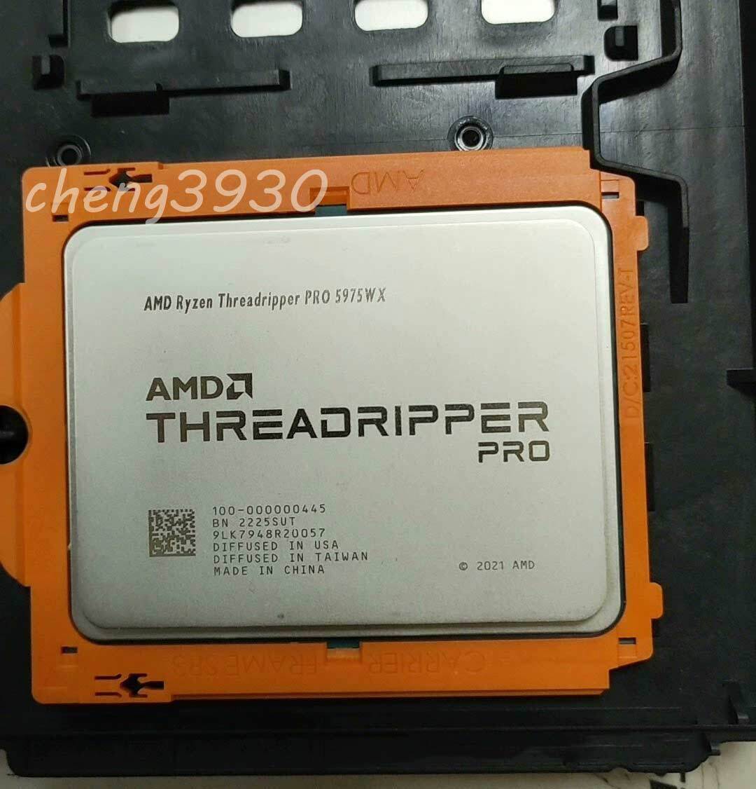 (no lock)AMD Threadripper Pro 5975WX 32 core 3.6GHz sWRX8 CPU processor