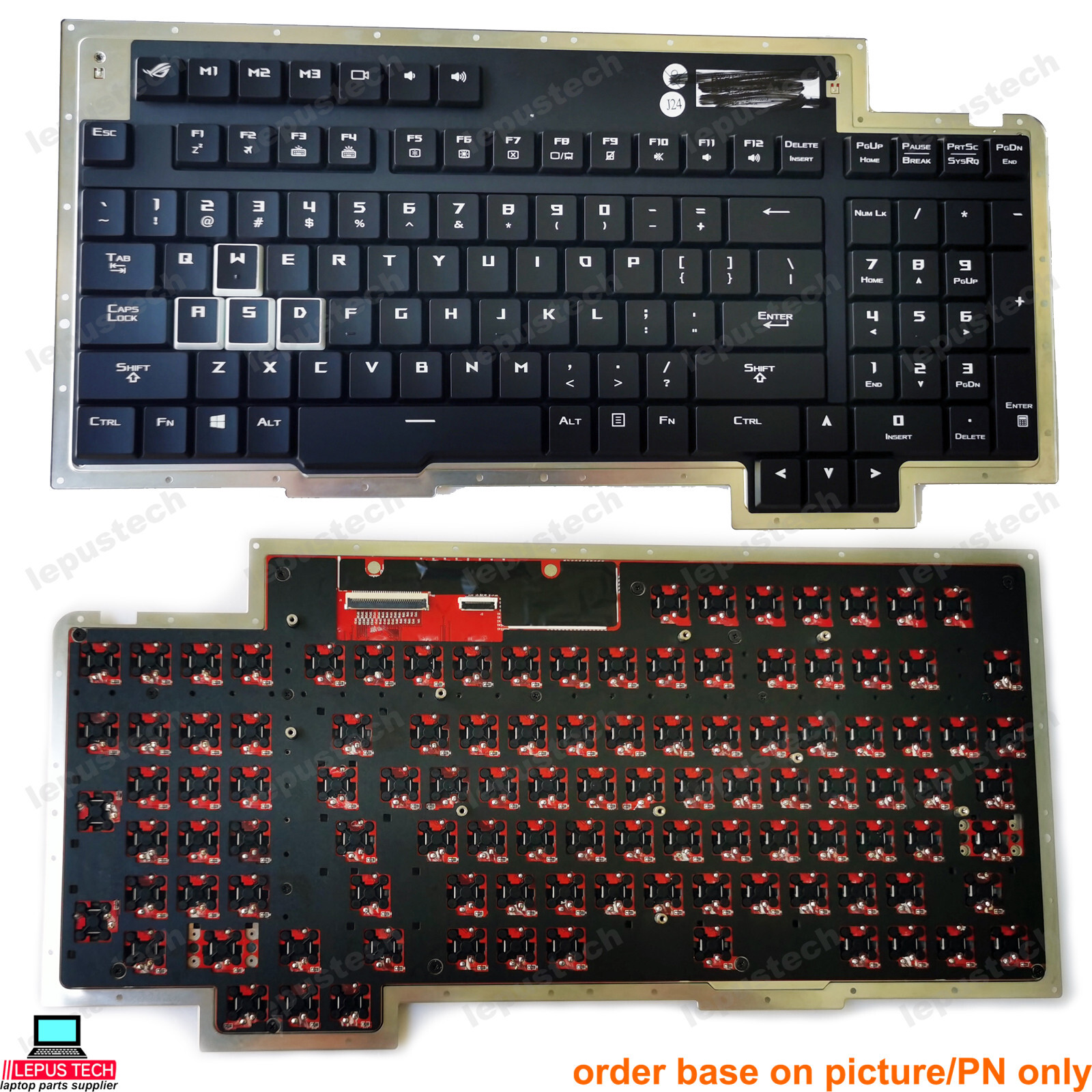ASUS ROG GX800 GX800V GX800VH Mechanical backlit US keyboard 0KNB0-L611US00