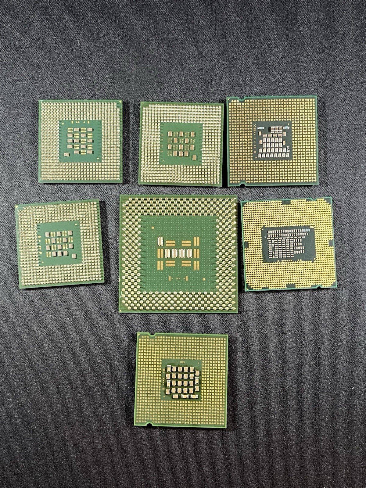 Lot of (7) Intel Core CPU Processors