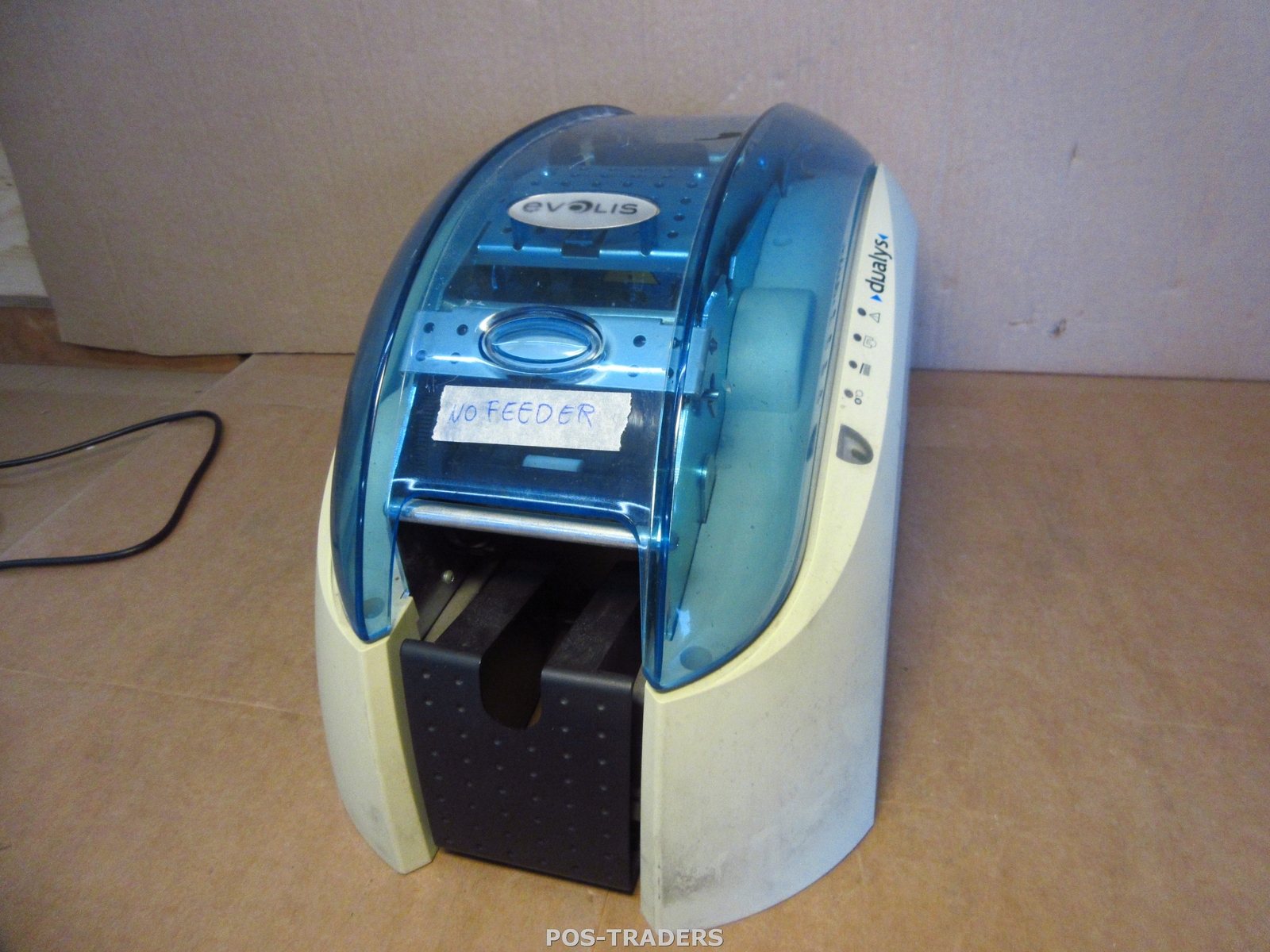 Evolis DUALYS BASIC USB Color ID Card Duplex Printer - MISSING REAR CARD TRAY