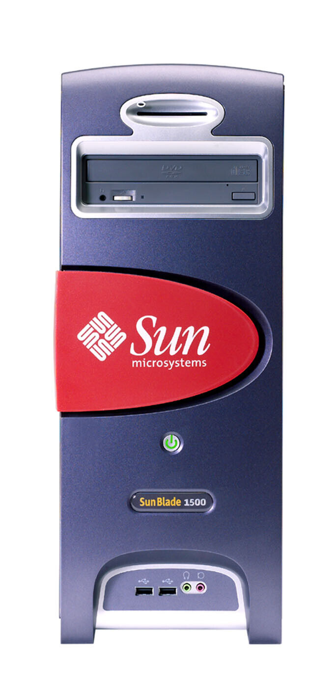 Sun Blade 1500 RED 1.062GHz, 4GB Memory, 0GB HDD, XVR600 Graphics, DVD Oracle