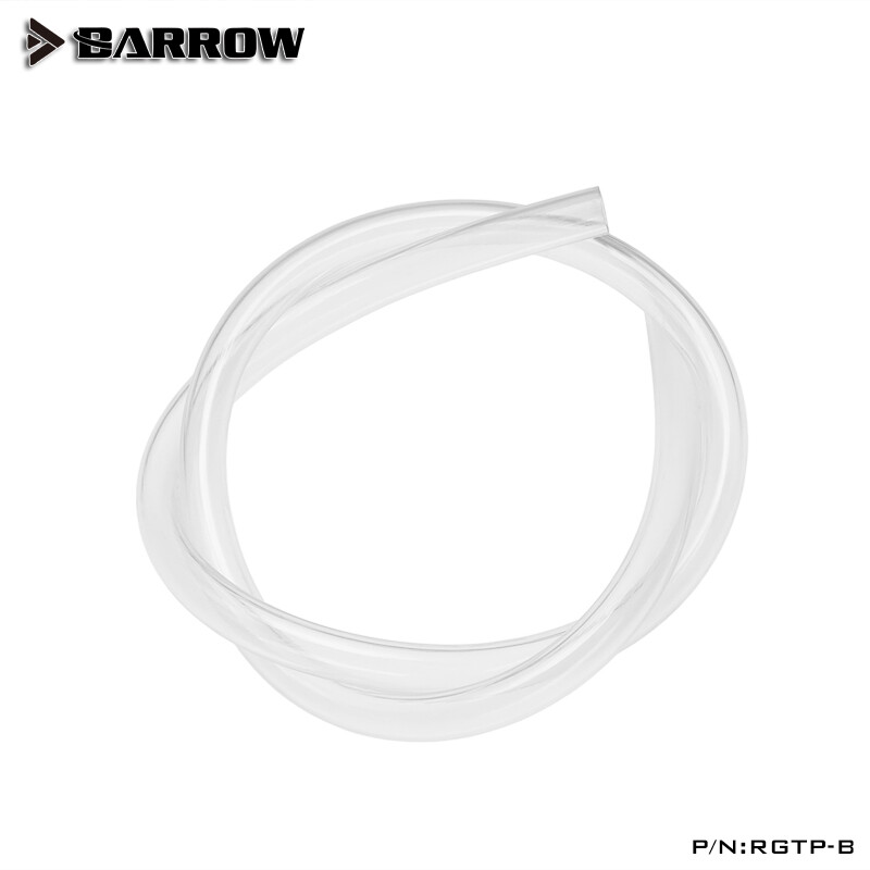 Barrow Soft Tube Tubing 10mm/13mm 10/13mm 10/13 3/8" ID / 1/2" OD 1000mm Clear