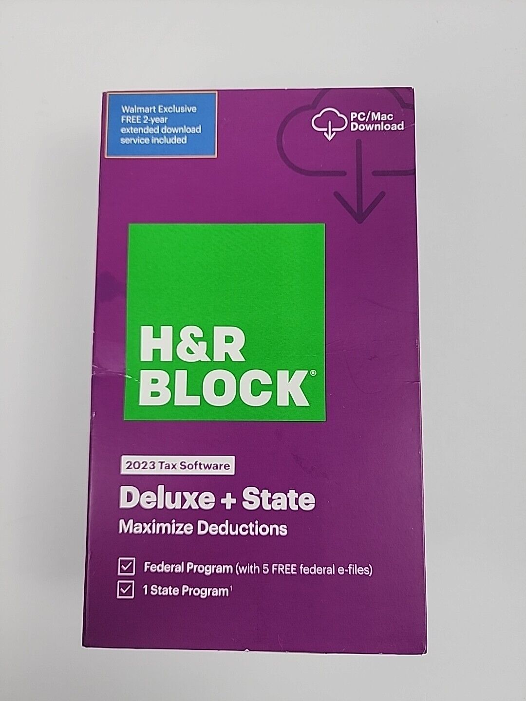 H&R Block 2023 Tax Software - Deluxe + State - Link And Key Code Will Be Emailed