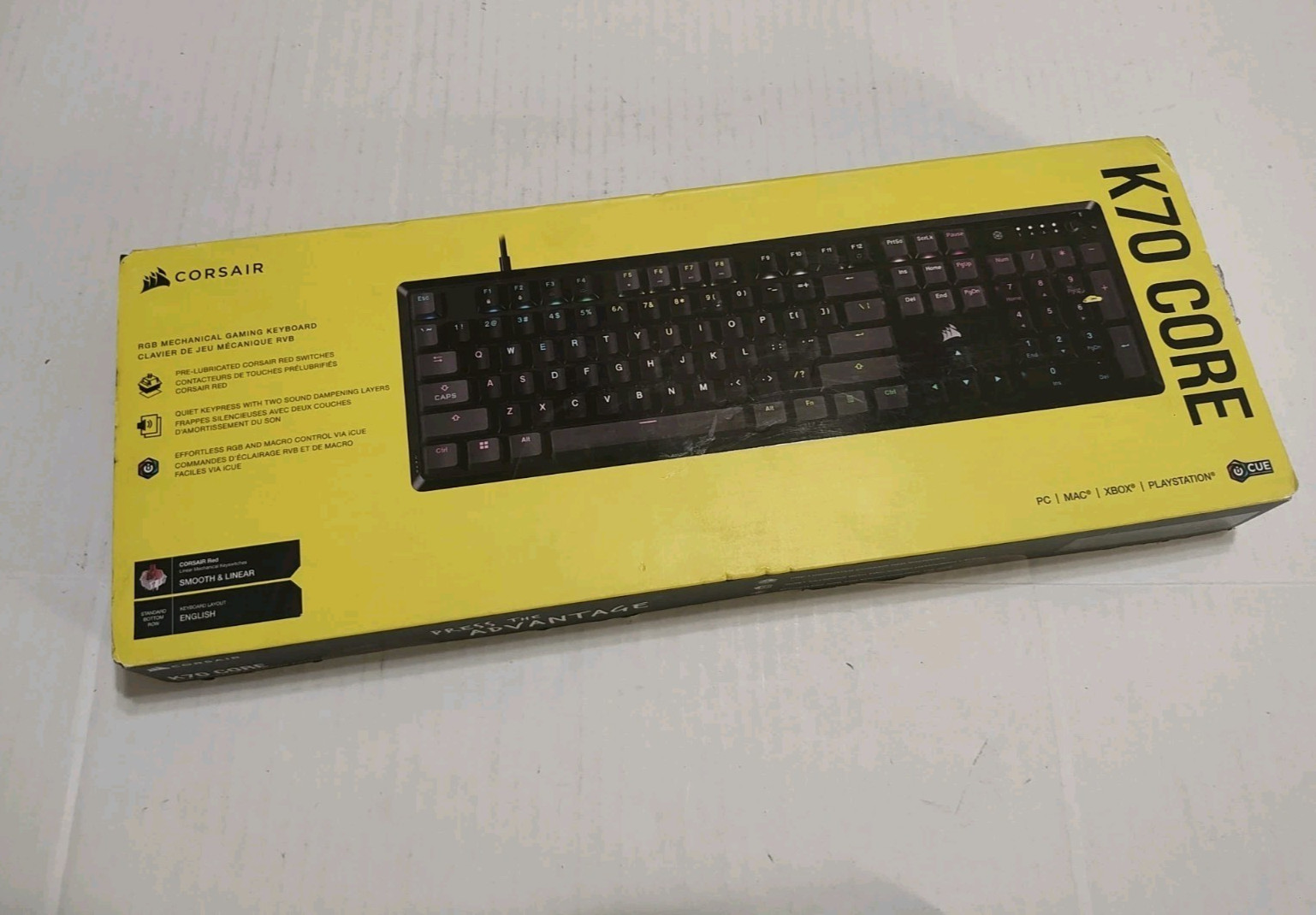 Corsair K70 CORE RGB Mechanical Gaming Keyboard BRAND NEW