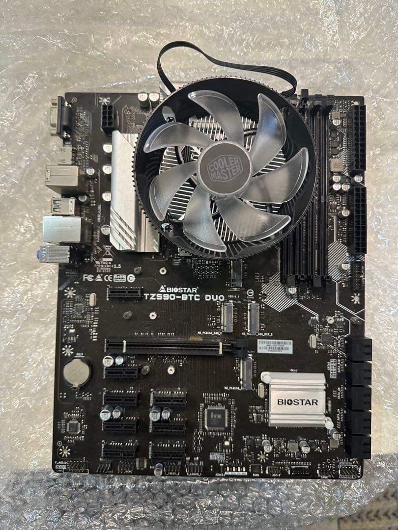 BIOSTAR TZ590-BTC Duo Motherboard with Multiple PCIe and Dual M.2 Slots