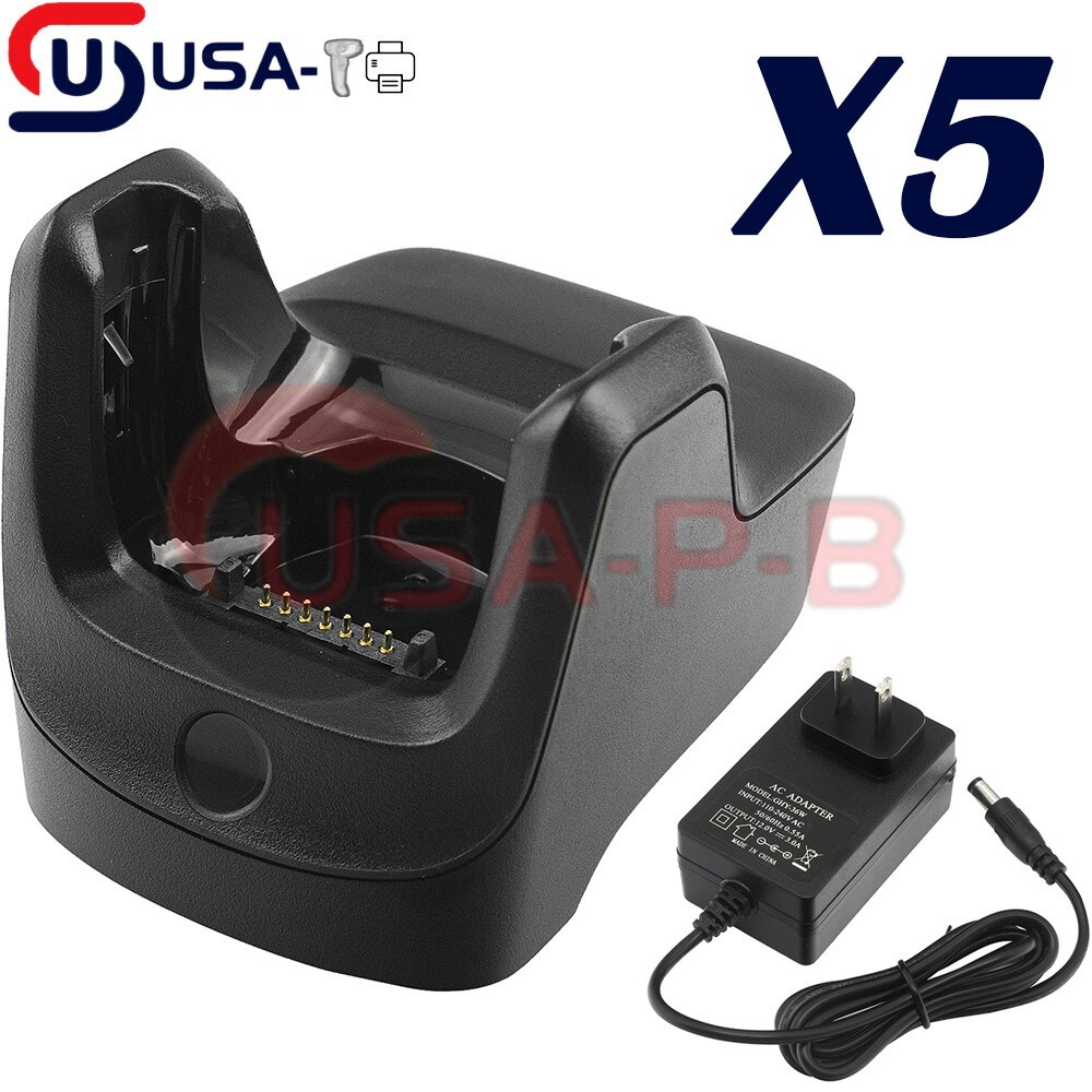 USA 5PCS 1-Slot Charger Cradle for  Symbol MC2100 MC2180 CRD2100-1000UR