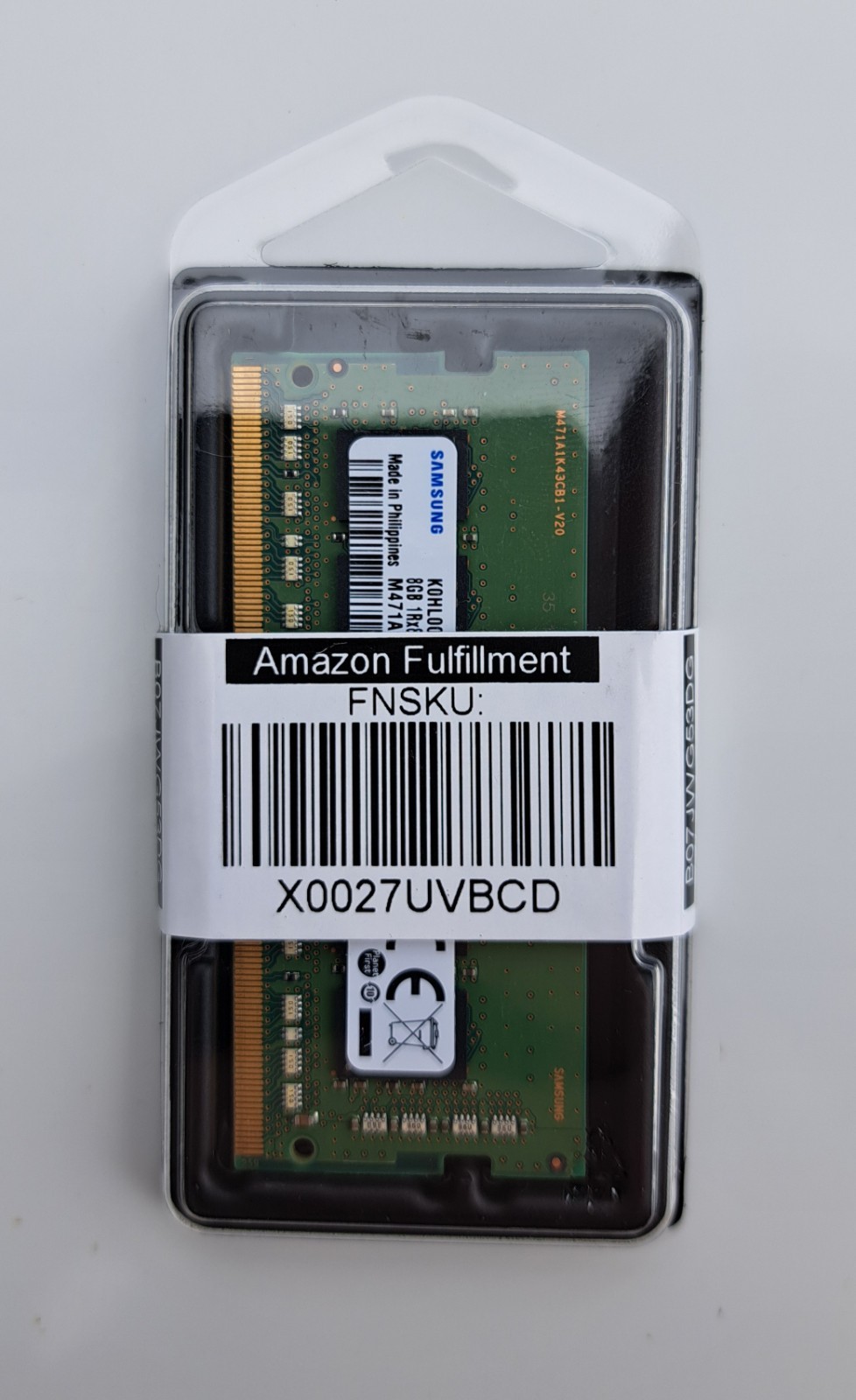 Samsung 8GB DDR4-2666 SO-DIMM Laptop Memory RAM M471A1K43CB1-CTD