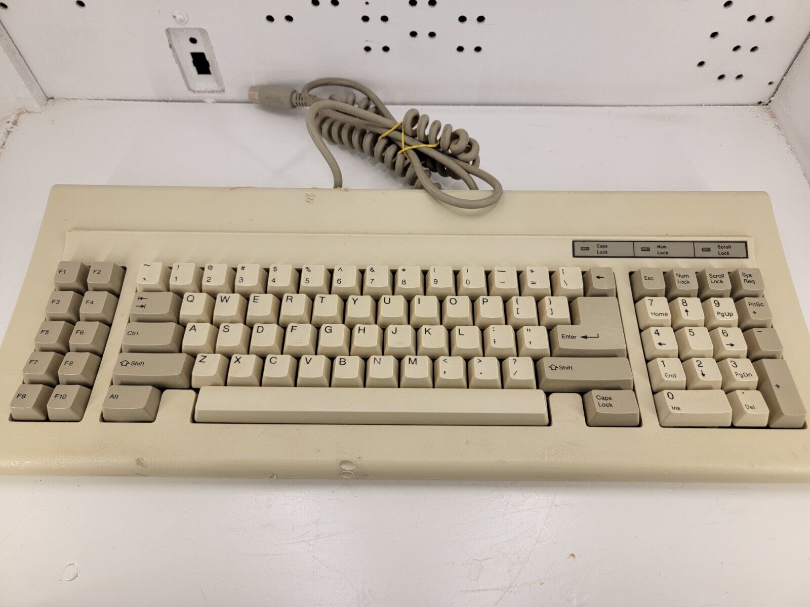 Vintage Chicony KB-5160AT Mechanical Keyboard for Parts, FUTABA MA SWITCHES,