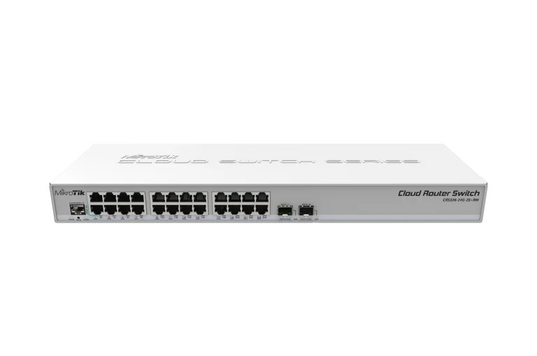 MIKROTIK CRS326-24G-2S+RM 24-Port Gigabit Managed Switch 2x SFP+