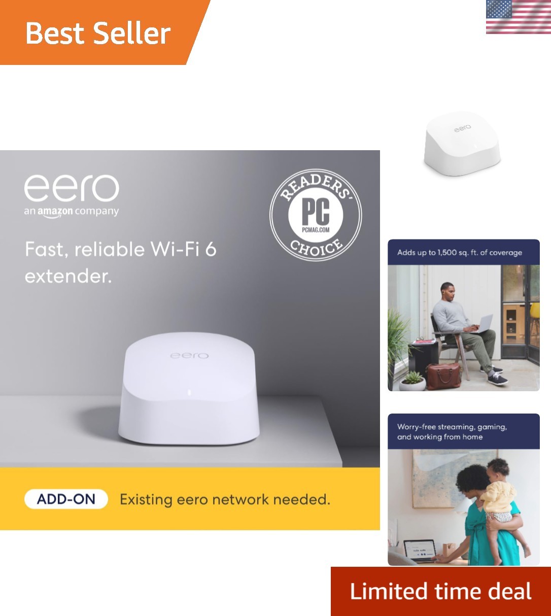 Enhance Your Home Wi-Fi with Amazon Wi-Fi 6 Extender: 1,500 Sq. Ft. Coverage